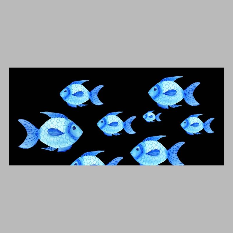 Only dead fish