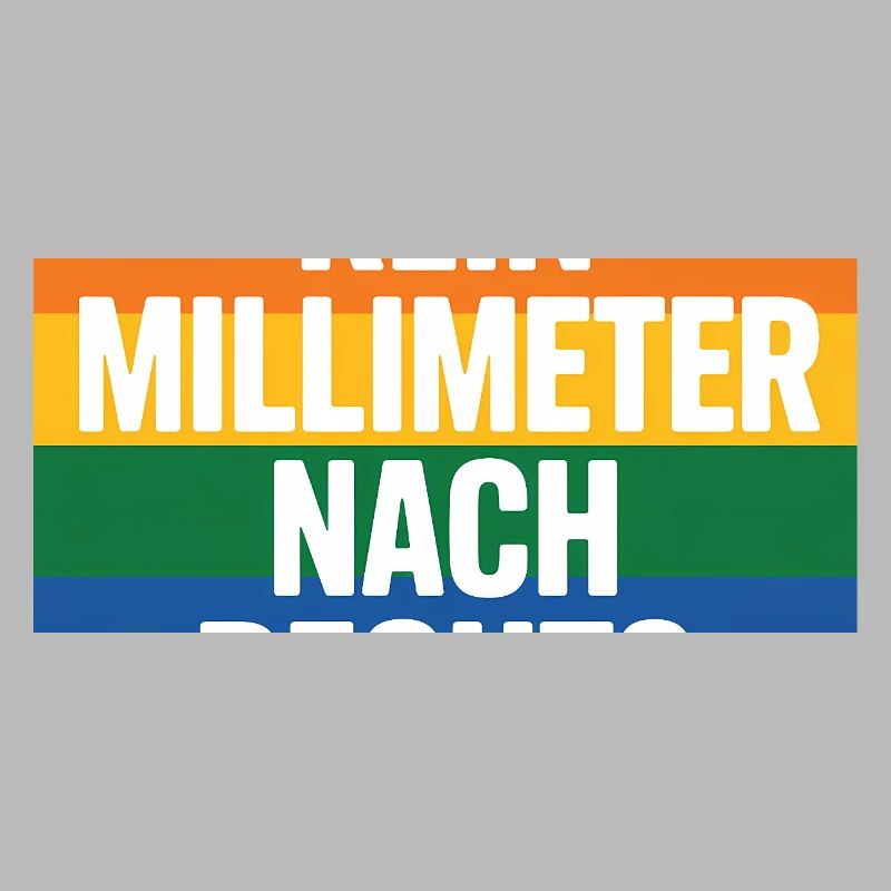 Kein Millimeter nach Rechts - Antifa Tee