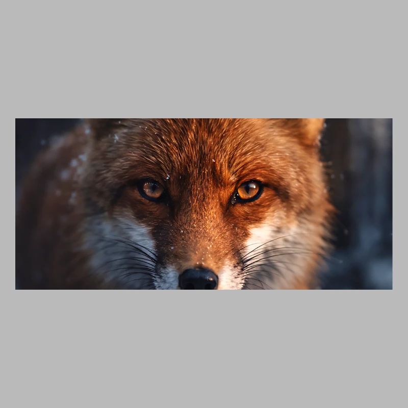 Fuchs-Erkundung bei Einbruch der Dämmerung