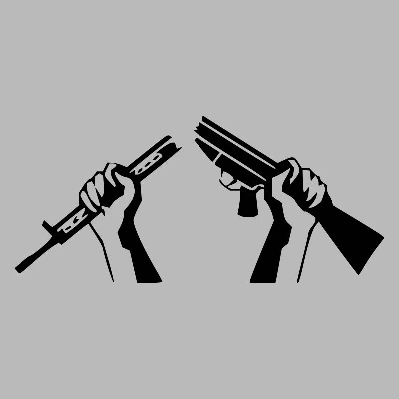 Zerbrochenes Gewehr - Friedenssymbol