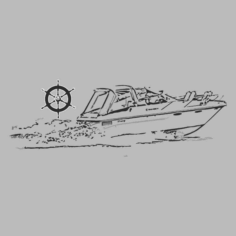volant de bateau à moteur