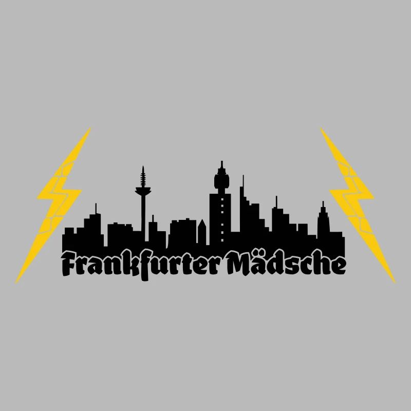 Frankfurter Maedsche ffm skyline