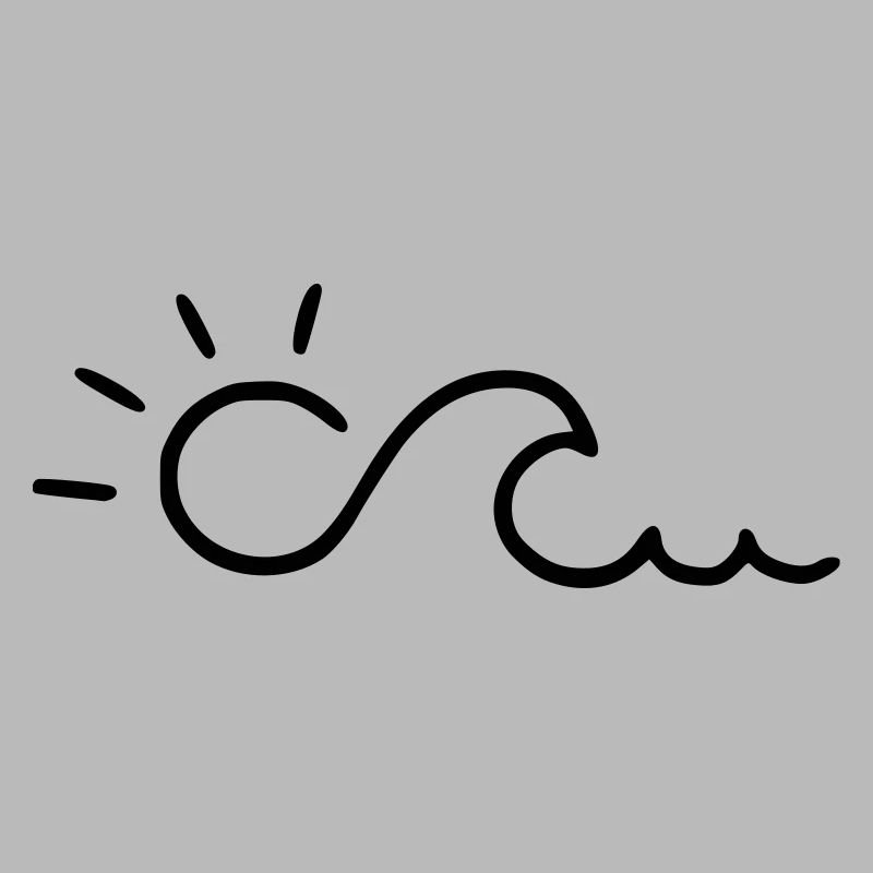 Wave with sun