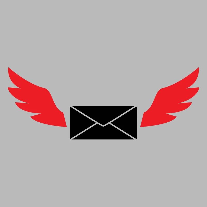 Express-Umschlag mit Flügelpost