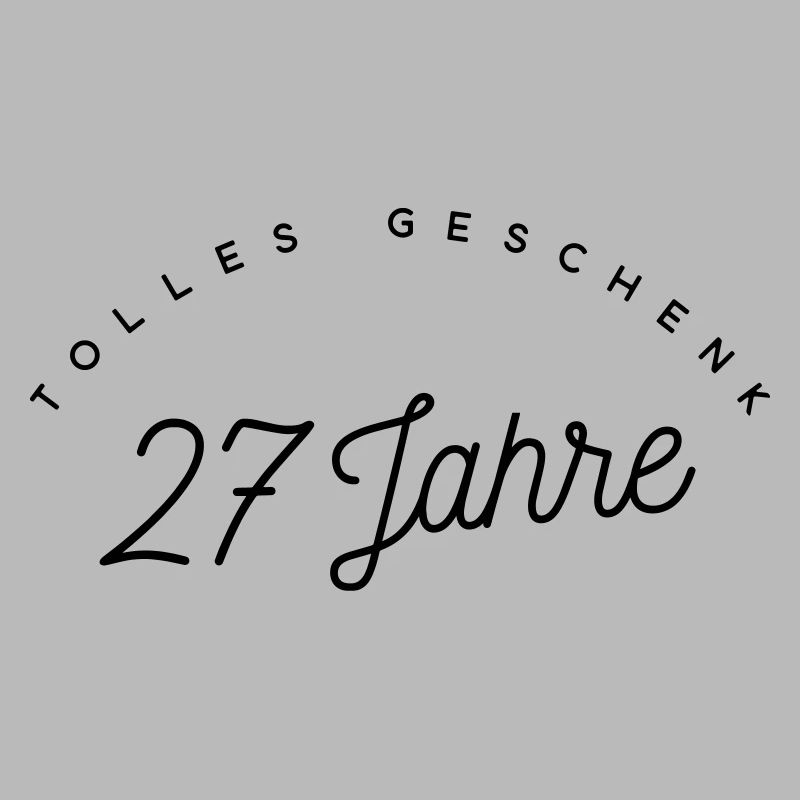 Tolles Geschenk 27 Jahre