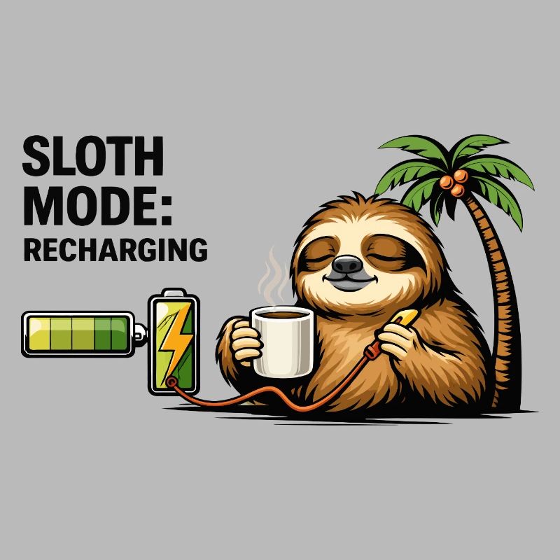 Sloth Mode Recharging Coffee