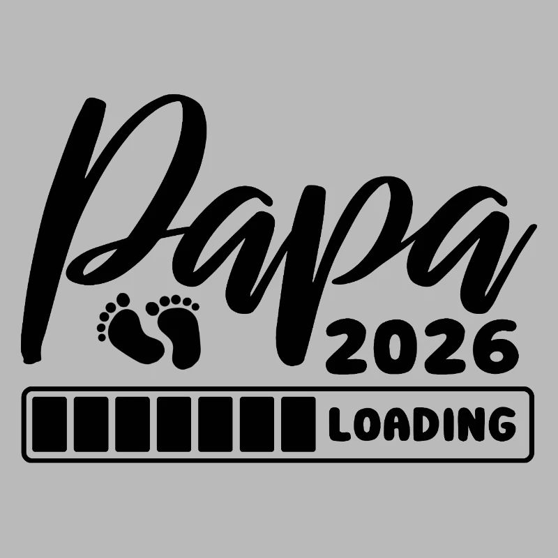 Papa 2026 loading - Schwangerschaft - Geschenk