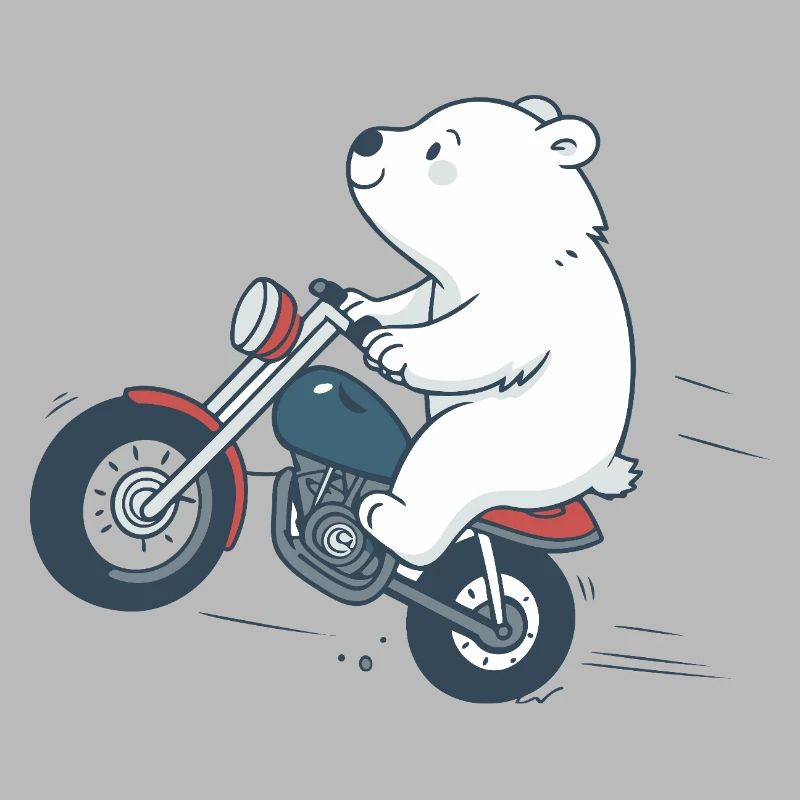 Biker Bear on Bold Road