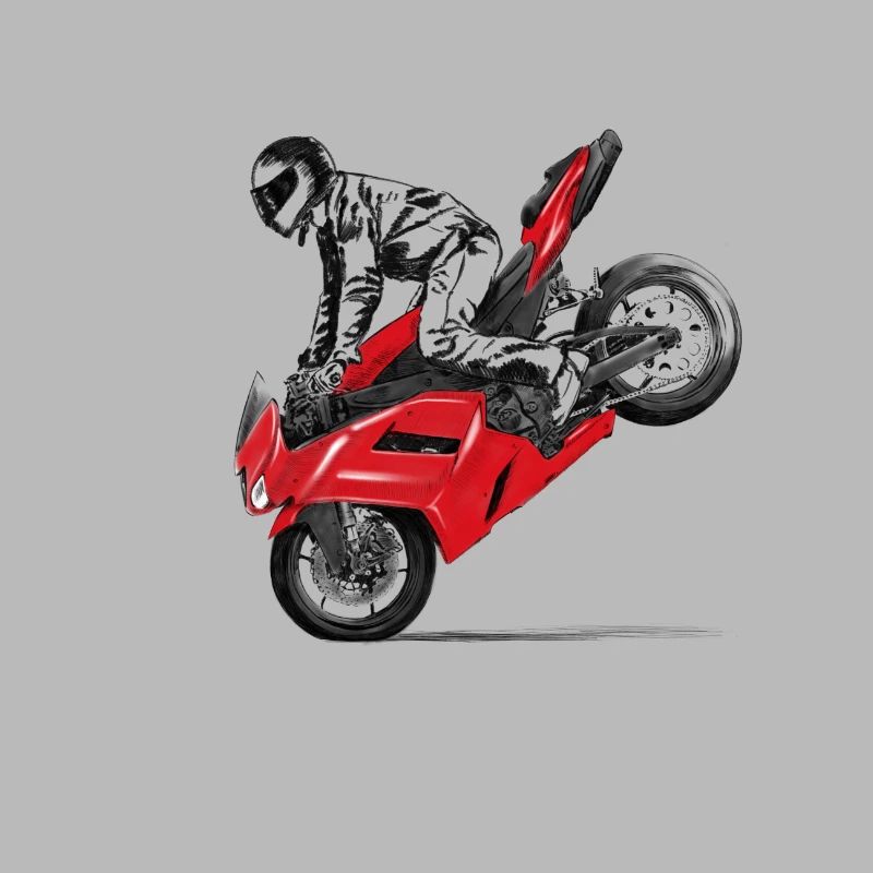 motorcycle stunt