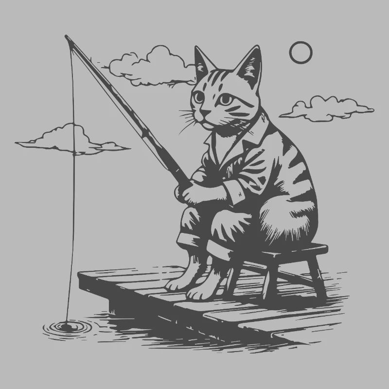 Chat pêcheur nocturne