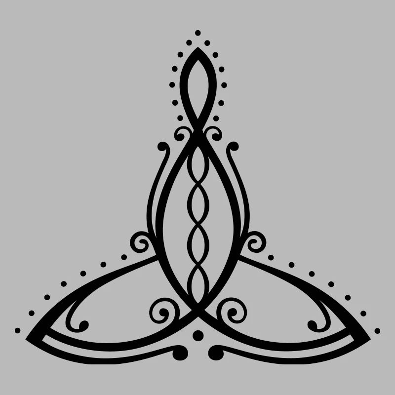 Celtic Motherhood Symbol Mutter mit vier Kindern