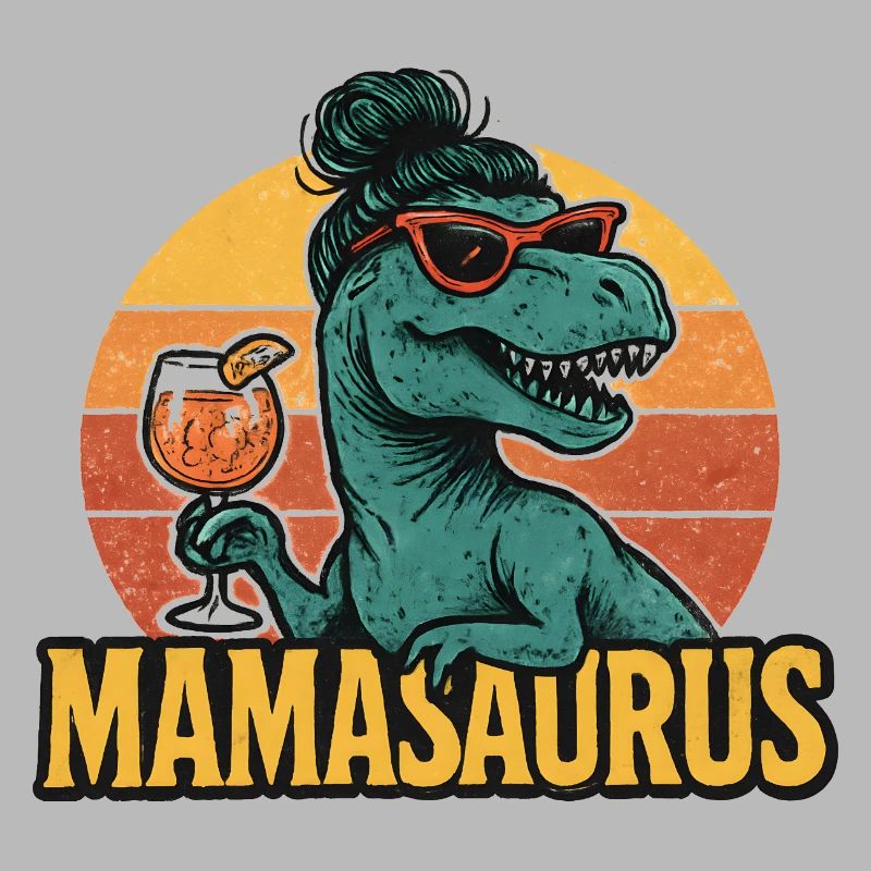 Mamasaurus Mama Mutter Geschenkidee Humor Lustig