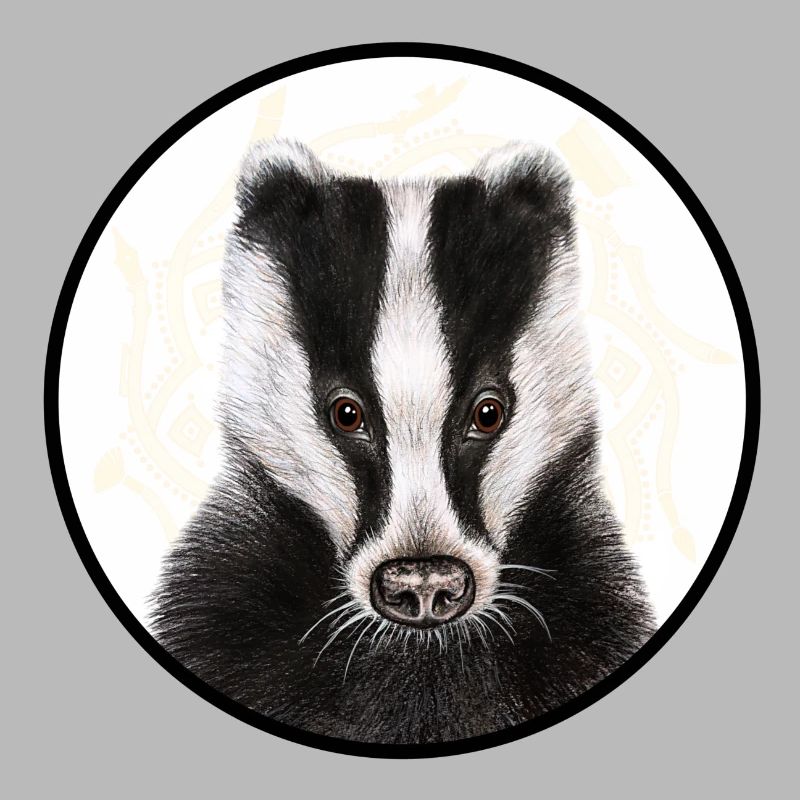 Dachs /Badger mit Logo