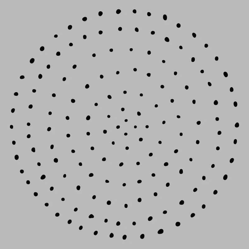 Cercle points pois cadeau modèle