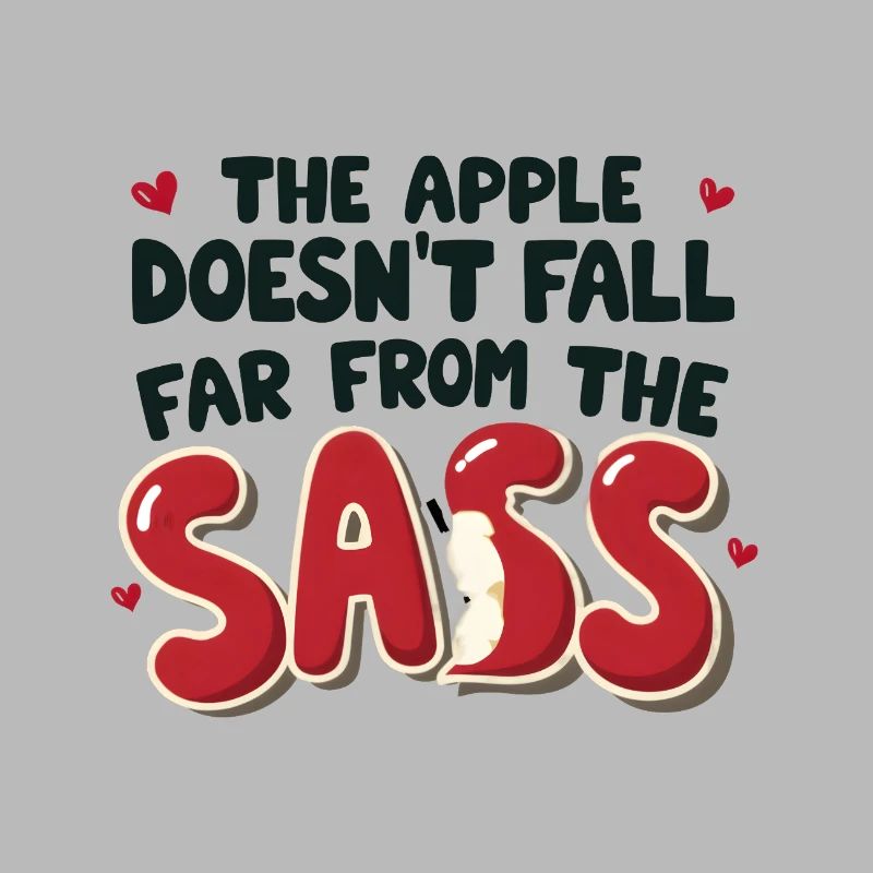 The Apple Doesn't Fall Far from the Sass