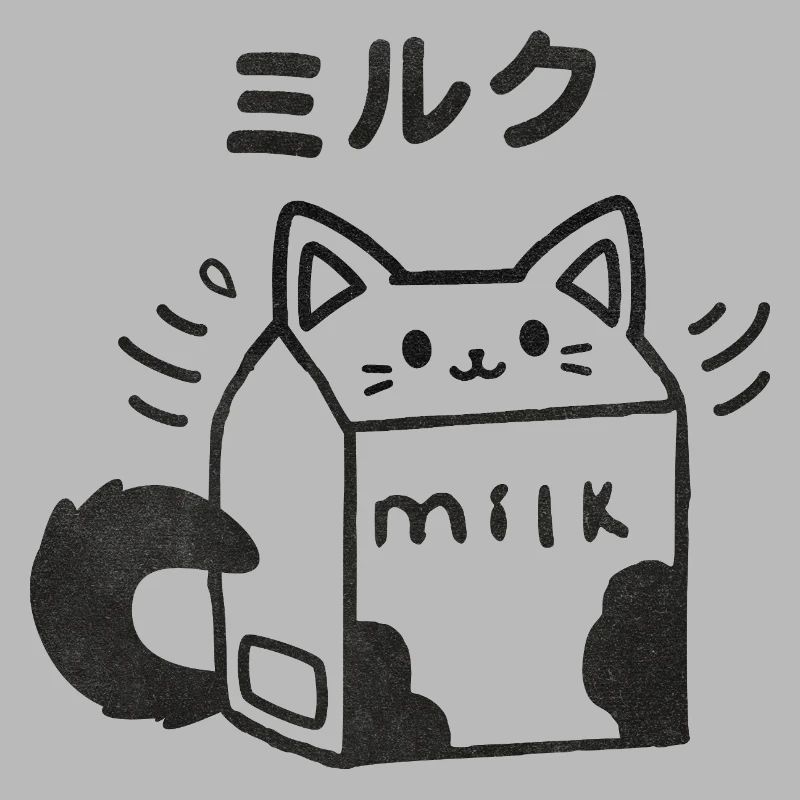 Kawaii Milk Kitten