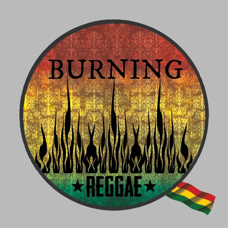 Emblème Reggae brûlant