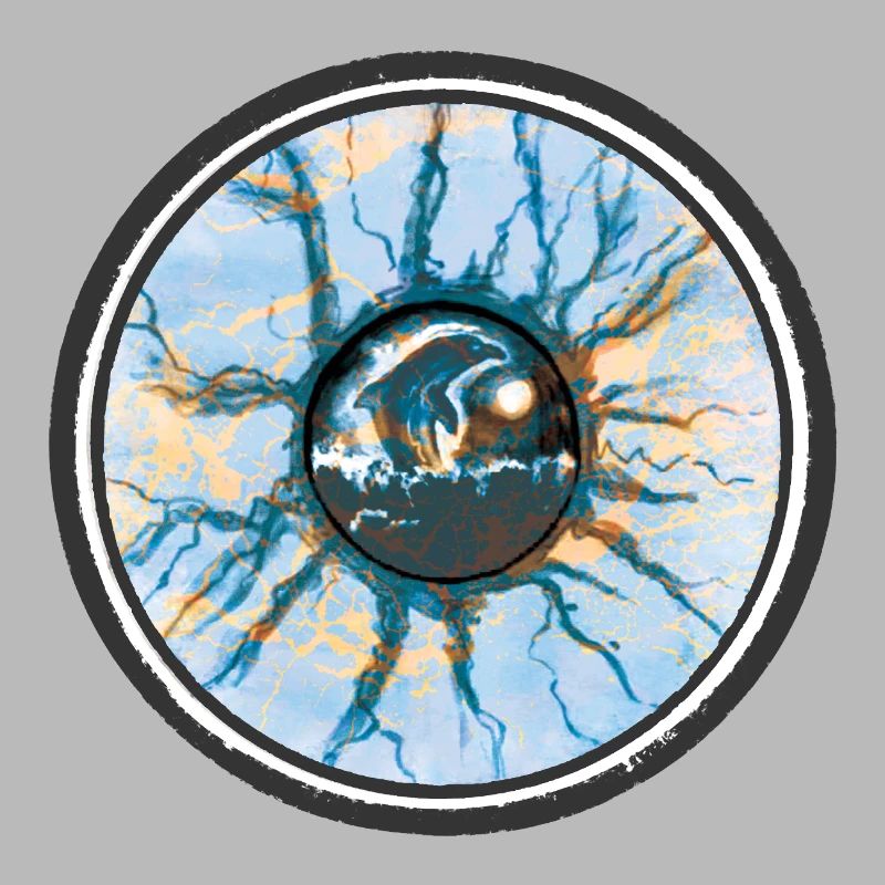 Eye with Retinal Relief Dolphin