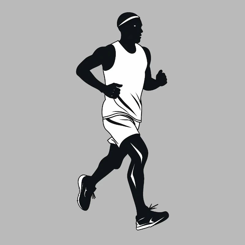 Coureur - Logo Cool Silhouette