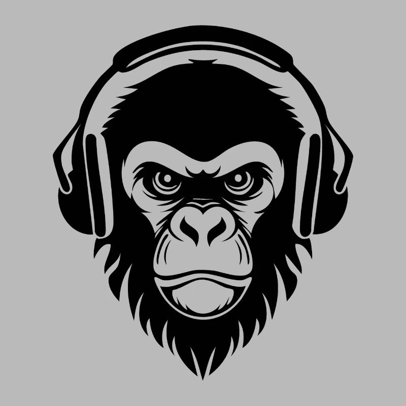 Masked Underground Beat Monkey Head Shirt