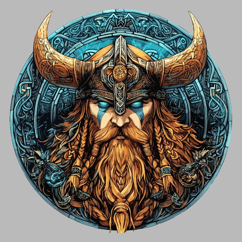 Viking Warrior Runic Circle