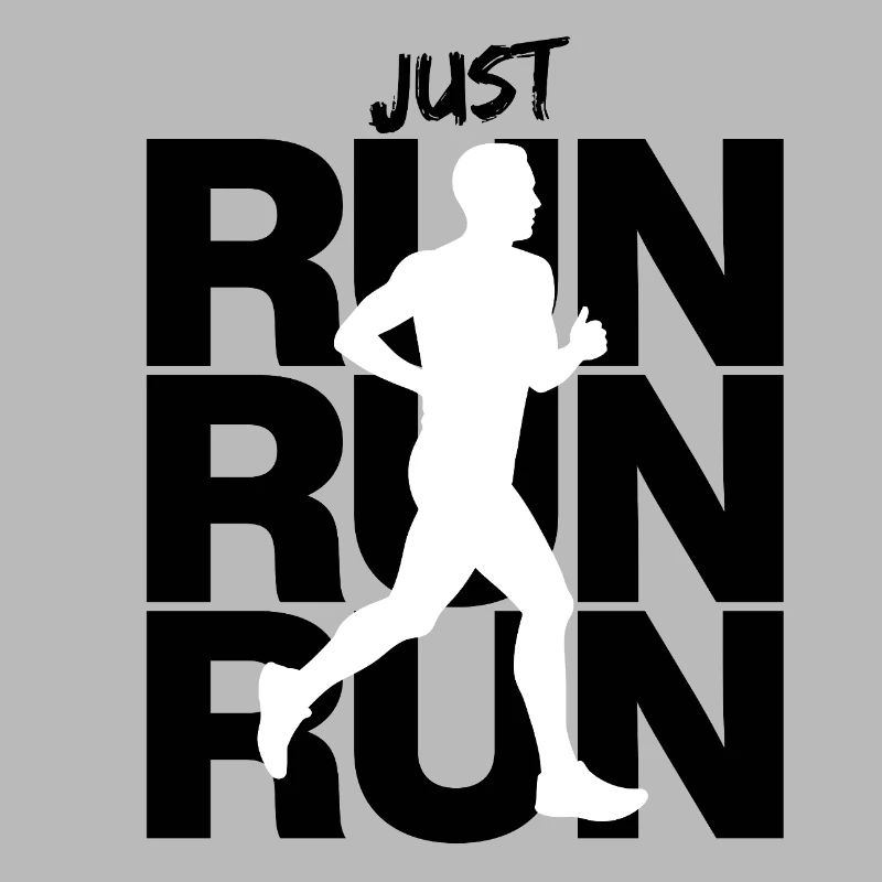 JUST RUN RUN RUN, JOGGING RUNNING RUNNING INTENT FIT