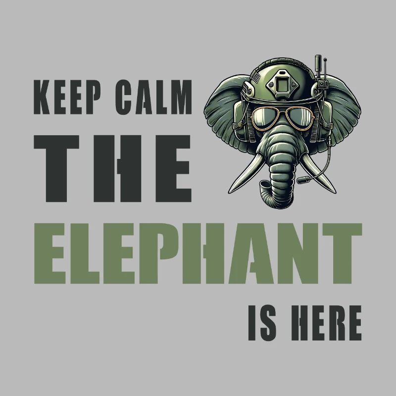 Stay calm, the elephant is here