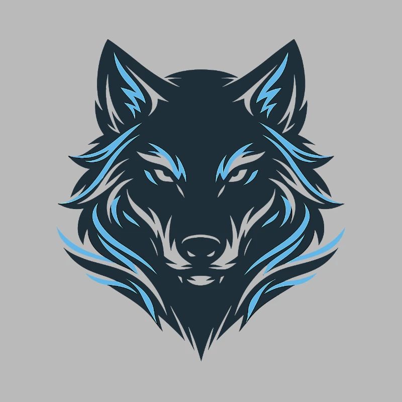 Blauer Nachtwolf Emblem