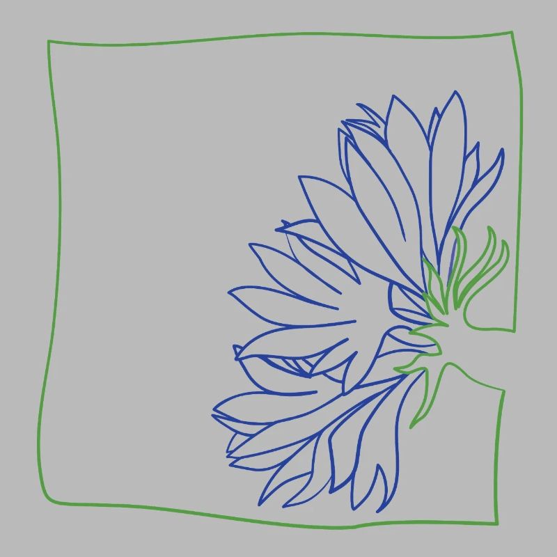 Cornflower minimalist