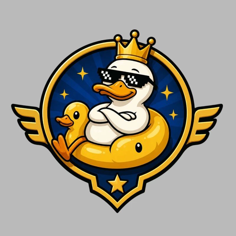 King Duck with Sunglasses