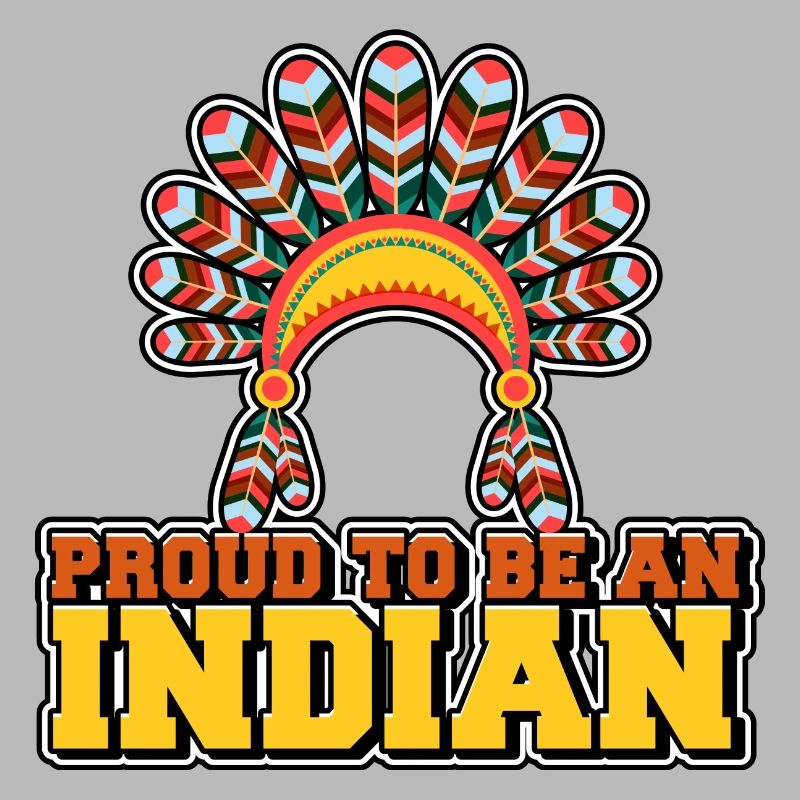 Stolz, ein Indianer zu sein