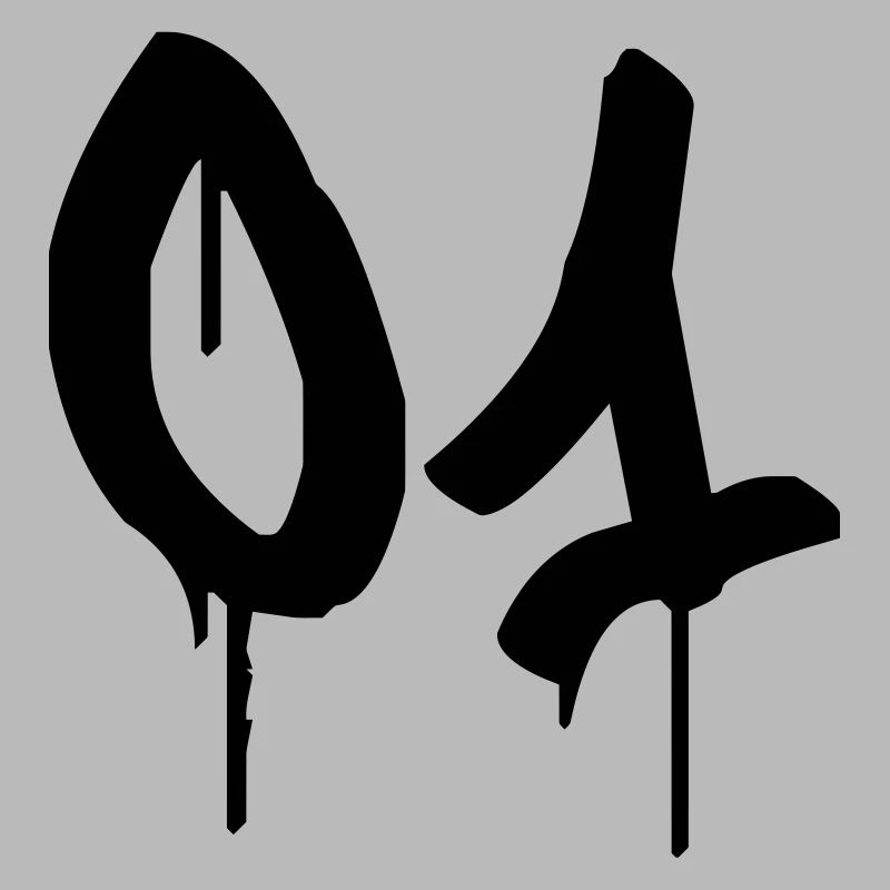 Nummer 01 Urbaner Graffiti-Stil