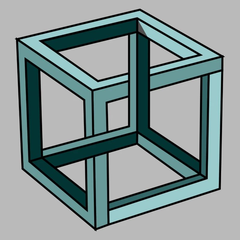 Escher Impossible Cube