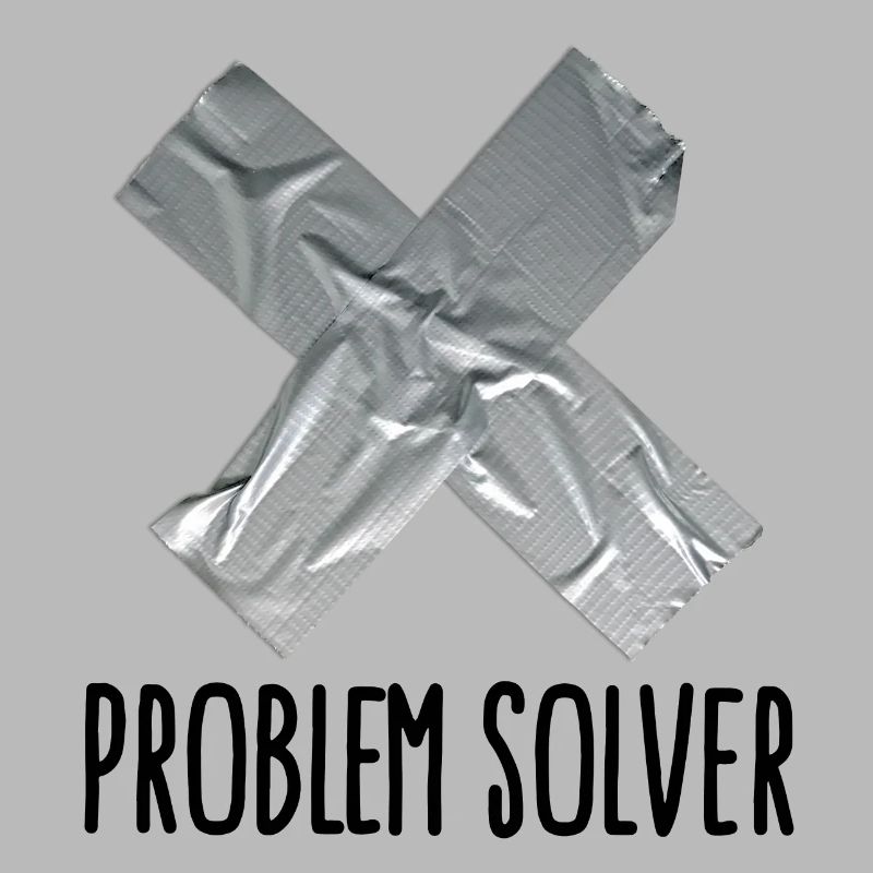 Lustig Klebeband Mann Vater Problem solver