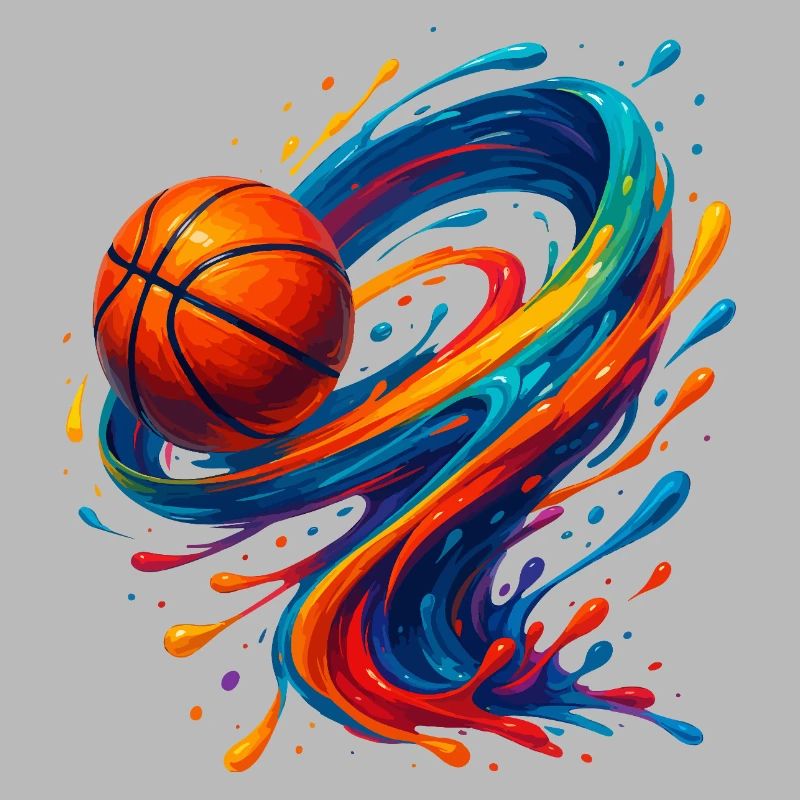 Éclaboussure de basket-ball Vibrant Orbit