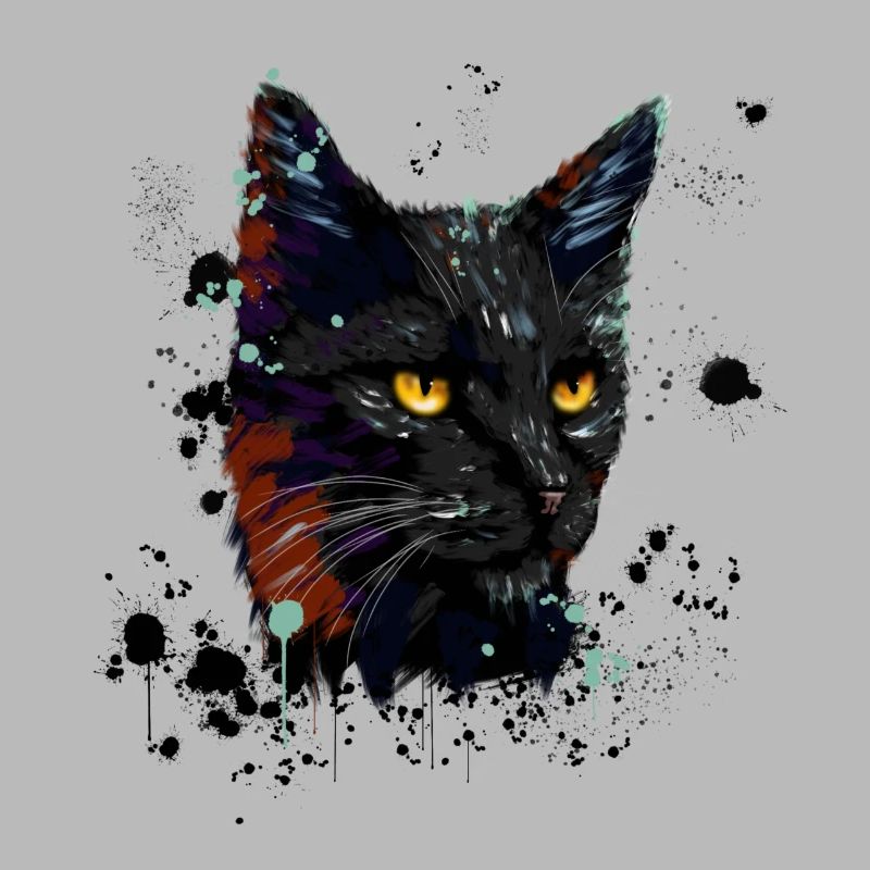 Aquarelle de chat