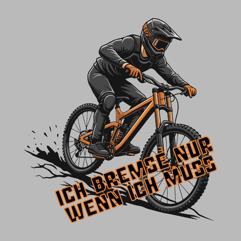 Cadeau de design de VTT pour descente