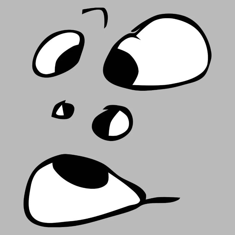 Ahh! Face Ghost Ghost Halloween Comic
