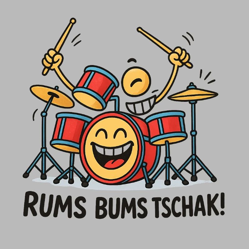 Energetic drum drummer