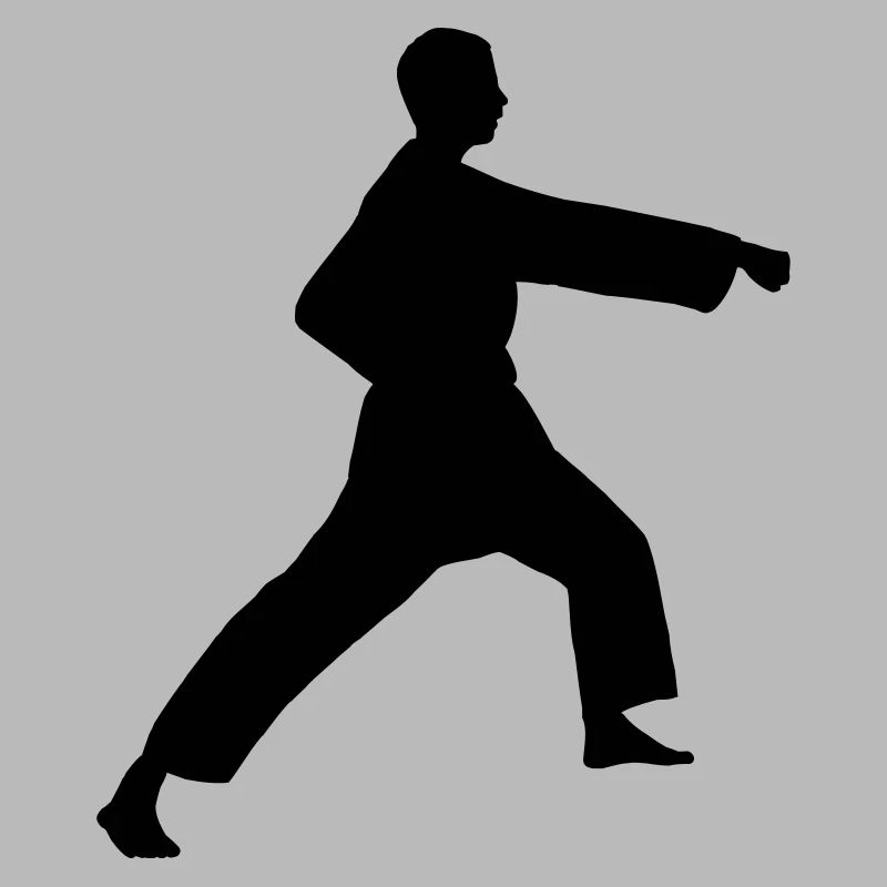 Punch karaté ou teakwondo punch