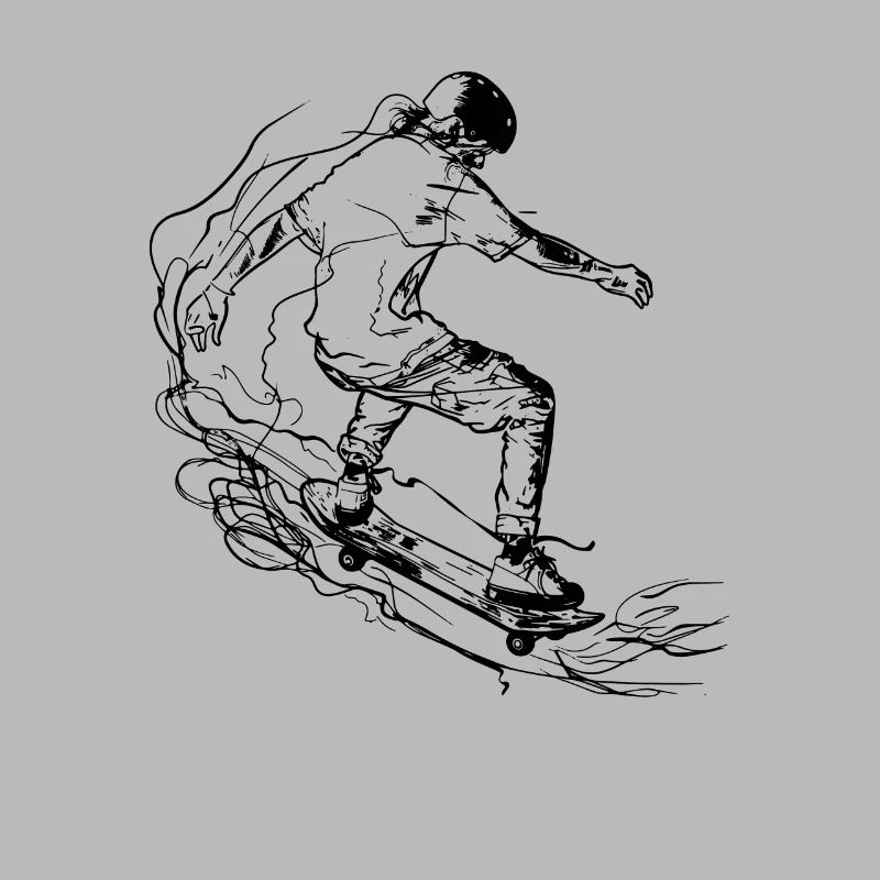 Skater Drawing