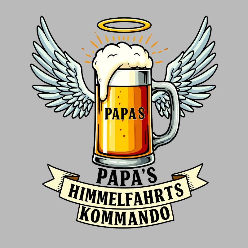 Papas Himmelfahrtskommando - Vatertags Bier Design