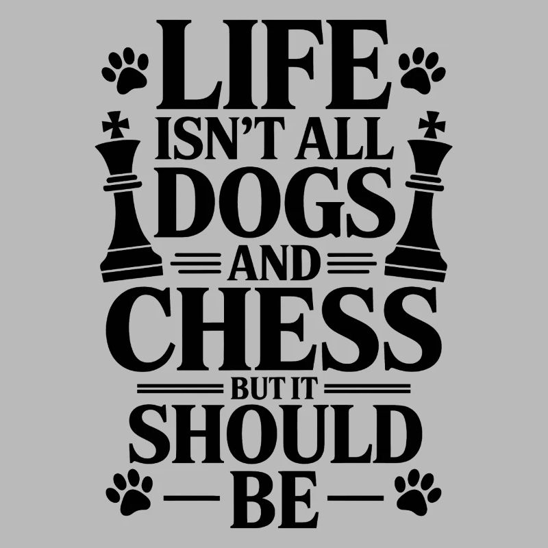 Échecs Dire Joueur D’échecs Chiens Cadeau D’échecs