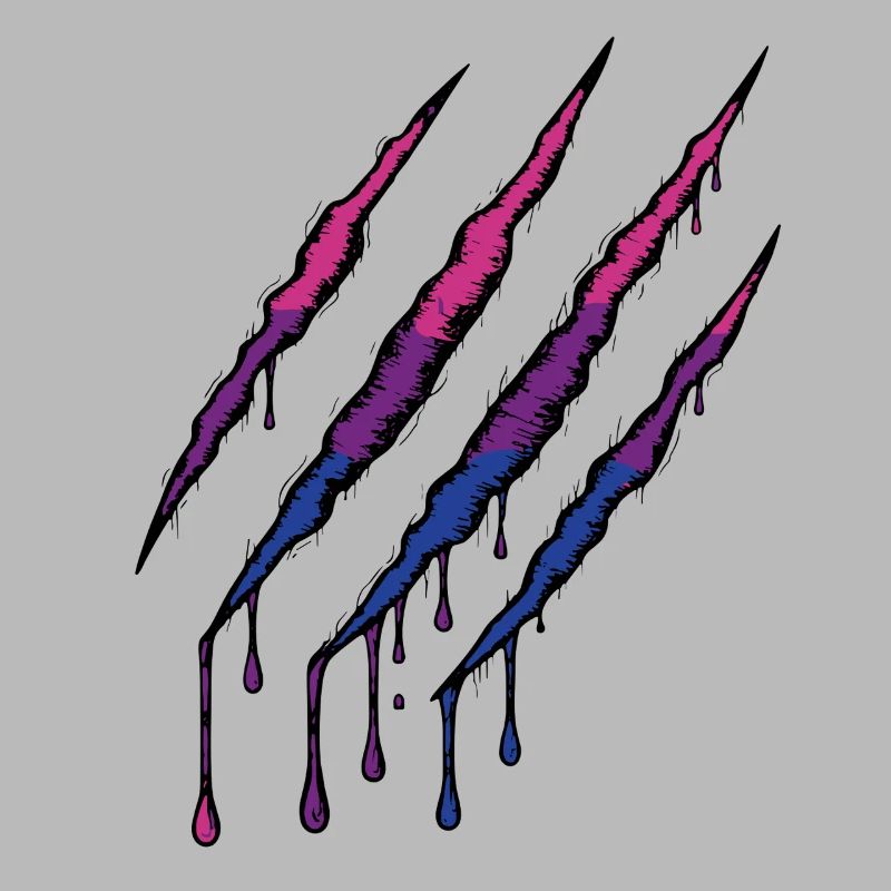 Bi Pride Claw - Drapeau bisexuel Griffe