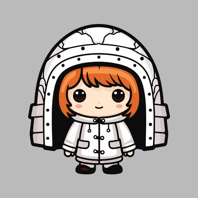 Winter Eskimo Igloo Comic