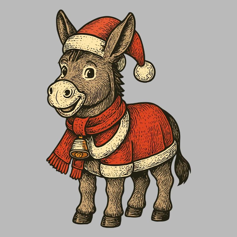 Weihnachten Esel