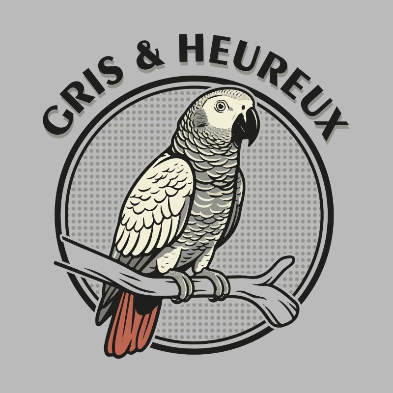GREY & Happy Parrot – Gabon Grey