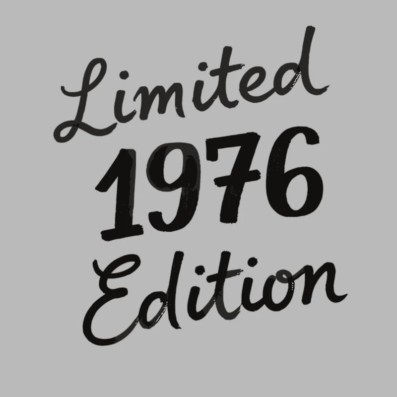 Vintage 1976 Geburtstag Script Edition