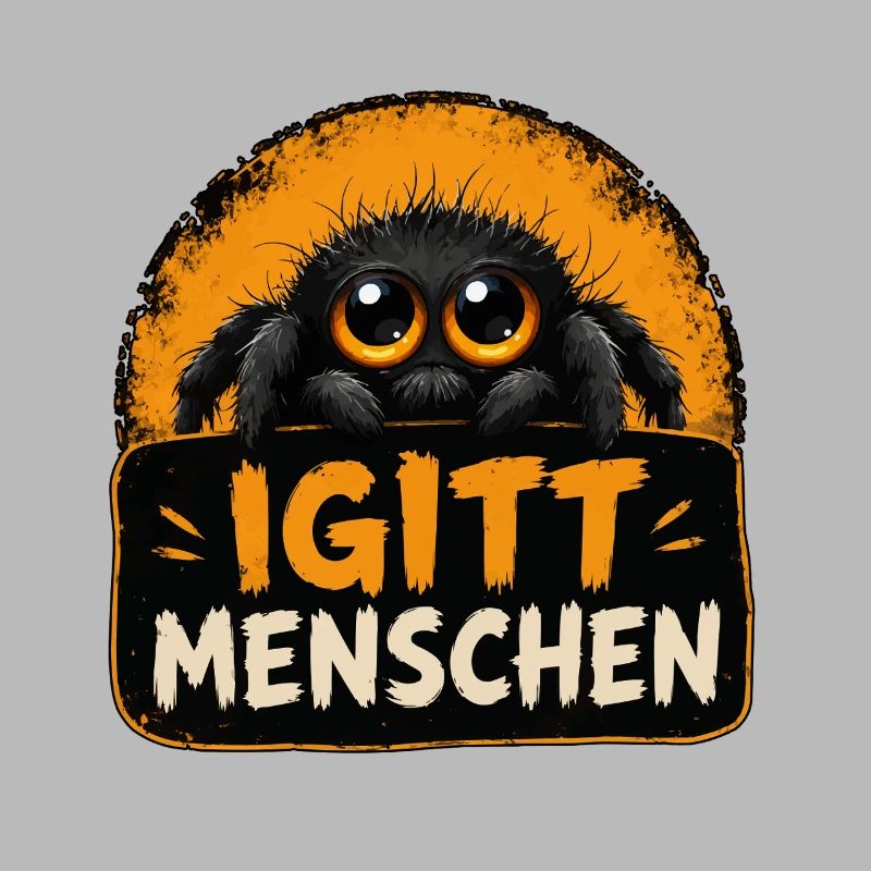 Witzige Igitt ! Menschen Spinne