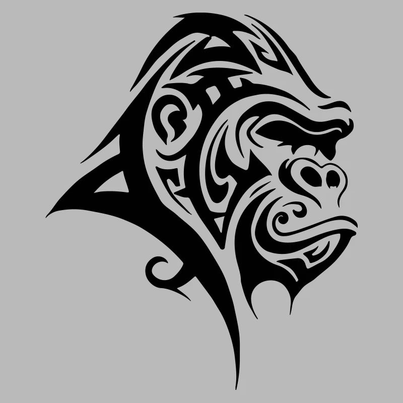 Gorilla Silverback Tribal